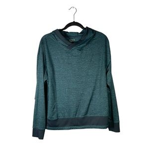 Mondetta Blue Athleisure Performance + Luxury Hoodie Hooded Sweatshirt Medium